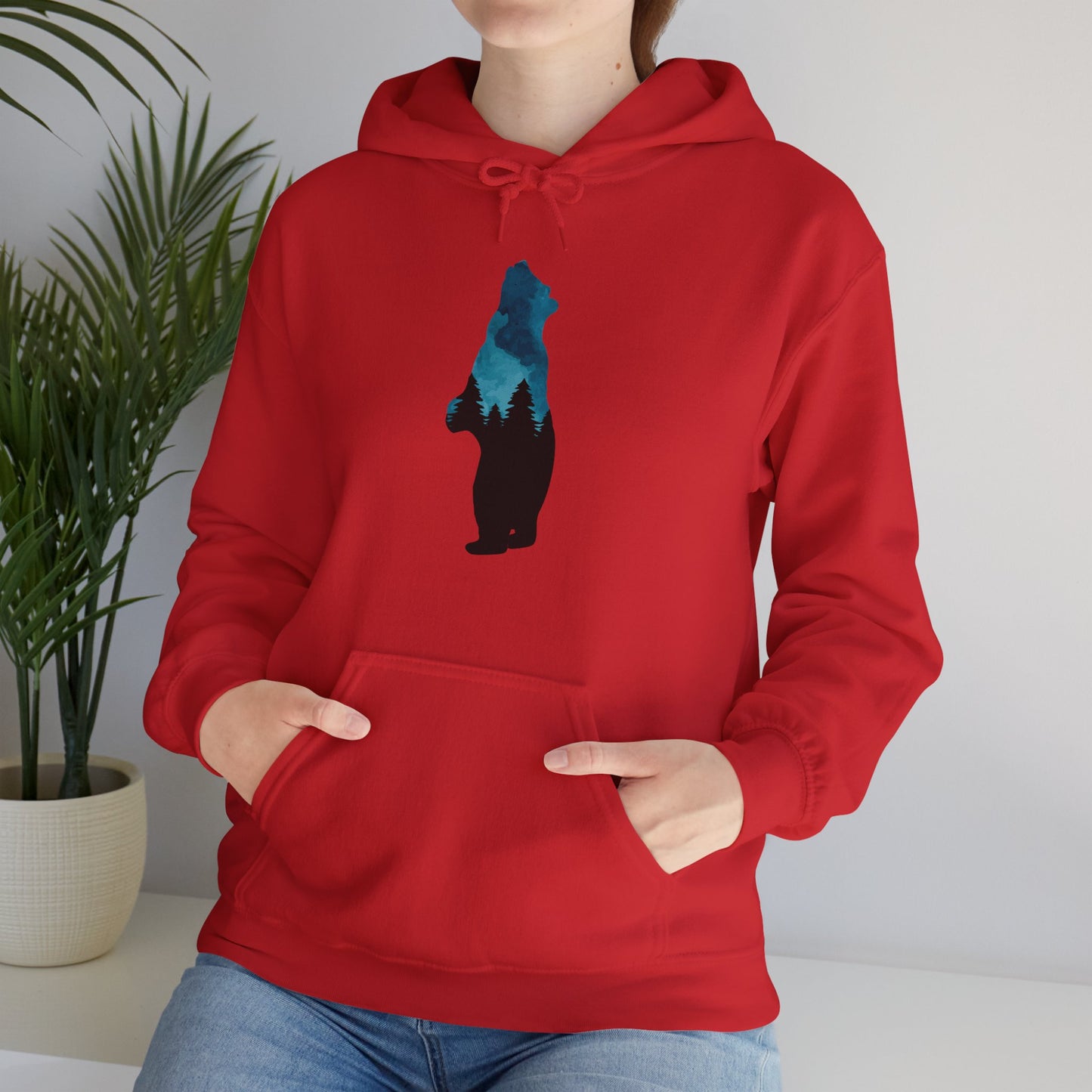 Bear Night Sky Hoodie Sweatshirt