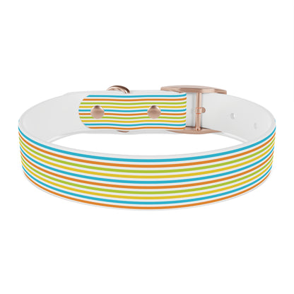 Dog Collar - Rainbow Stripe Happy Pet Accessory