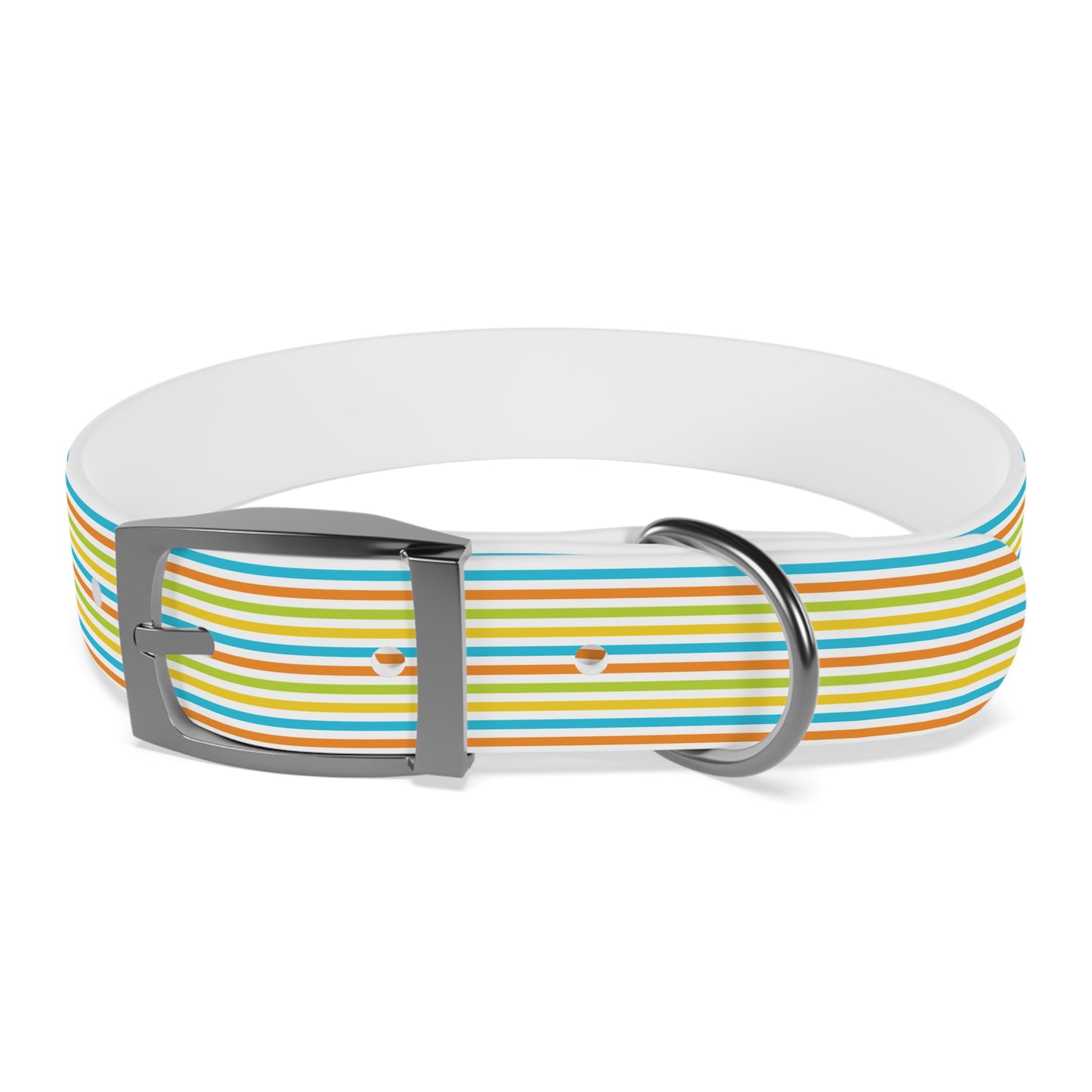 Dog Collar - Rainbow Stripe Happy Pet Accessory