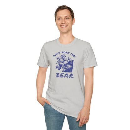 Bear Graphic Tee - Don’t Poke The Bear Unisex Softstyle T-Shirt