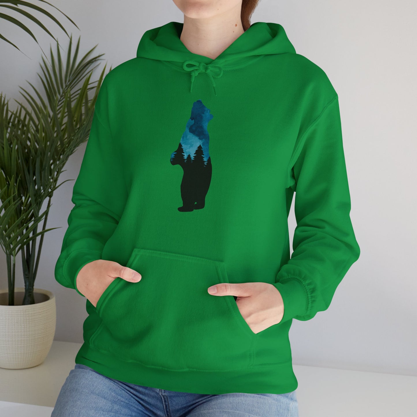 Bear Night Sky Hoodie Sweatshirt