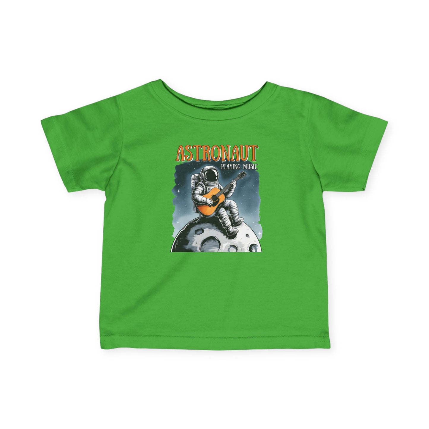 Infant Tee - Astronaut Playing Music Design