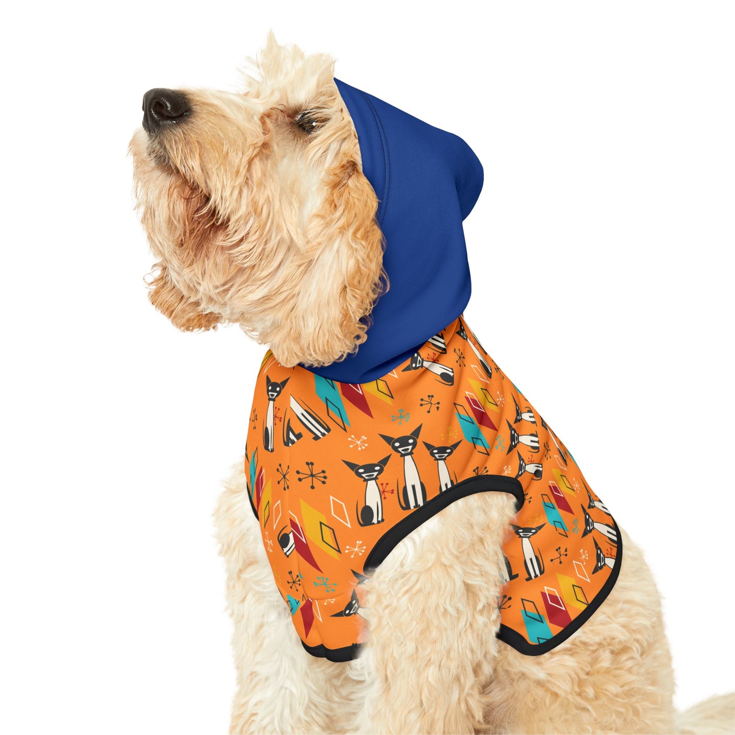 Pet Hoodie - Atomic Orange