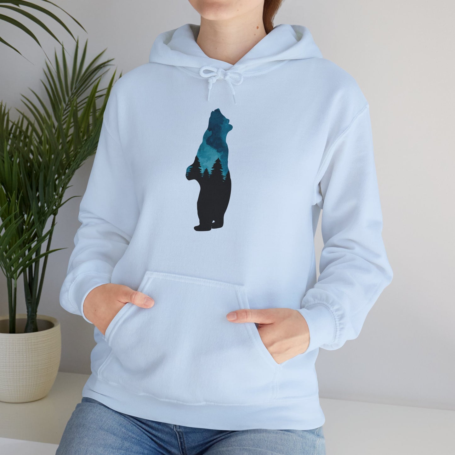 Bear Night Sky Hoodie Sweatshirt