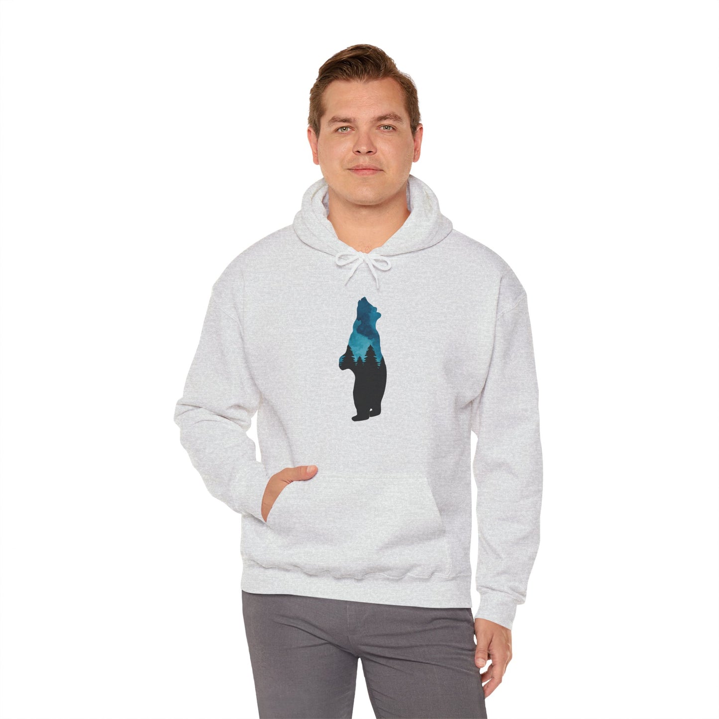 Bear Night Sky Hoodie Sweatshirt