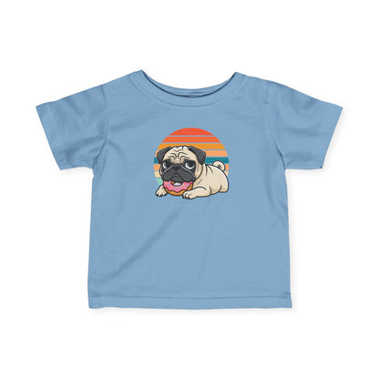 Baby Tee - Donut Pug Design