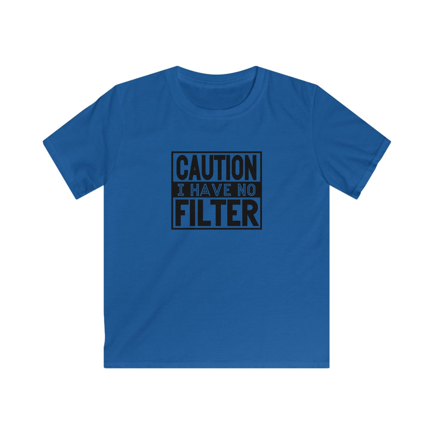 Kids Tee Caution I Have No Filter