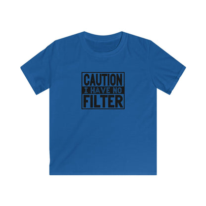 Kids Tee Caution I Have No Filter