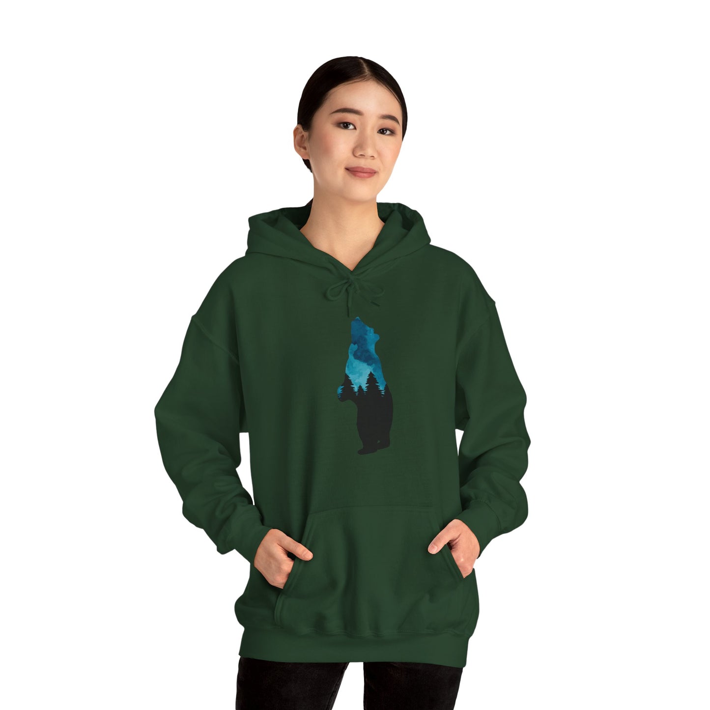 Bear Night Sky Hoodie Sweatshirt