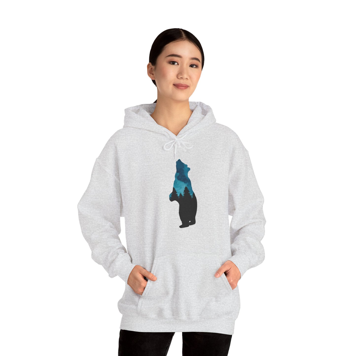 Bear Night Sky Hoodie Sweatshirt