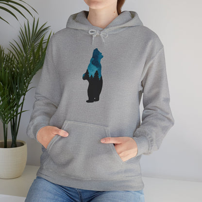 Bear Night Sky Hoodie Sweatshirt