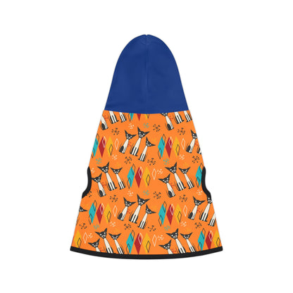 Pet Hoodie - Atomic Orange