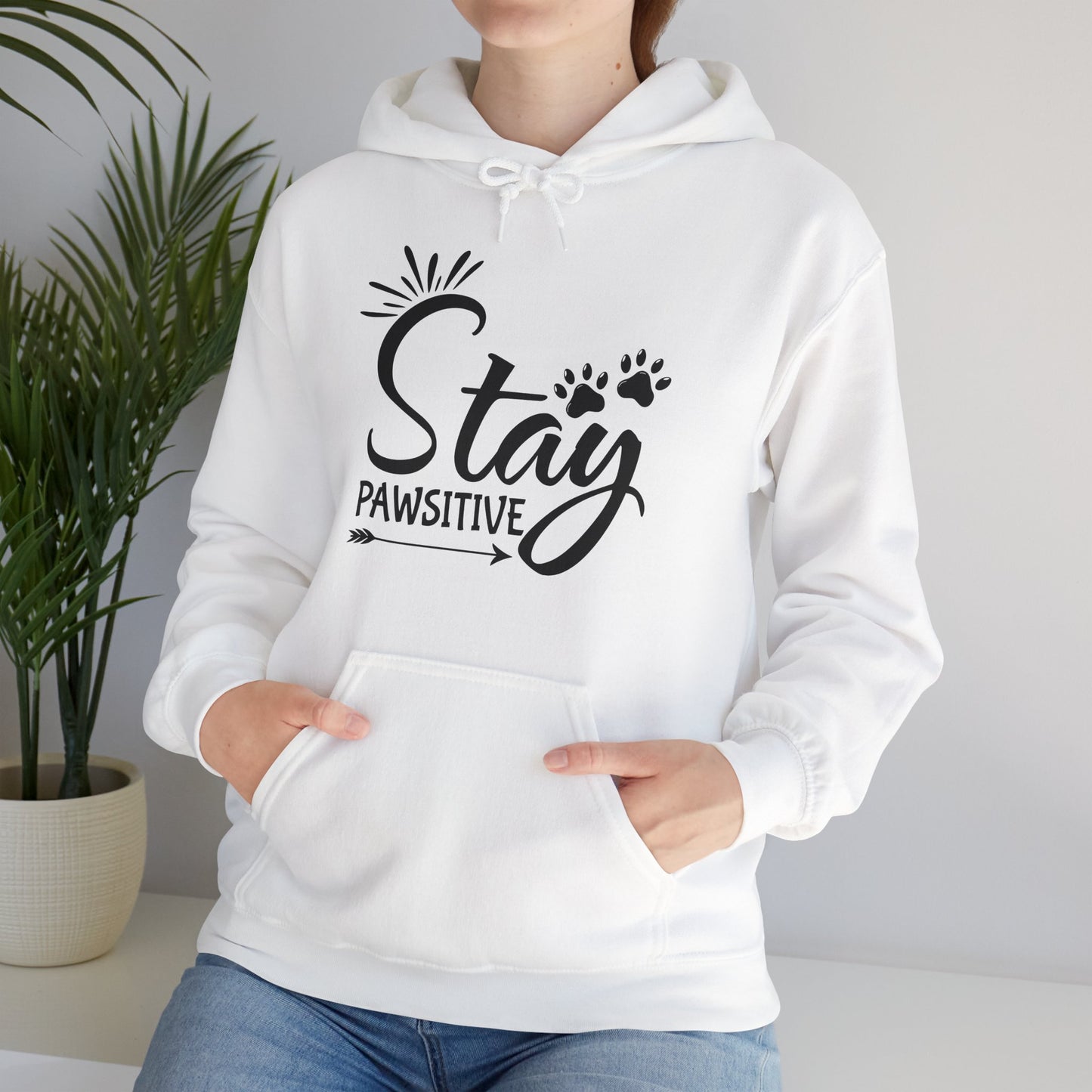 Pawsitive Hoodie - Cozy Unisex Sweatshirt for Animal Lovers