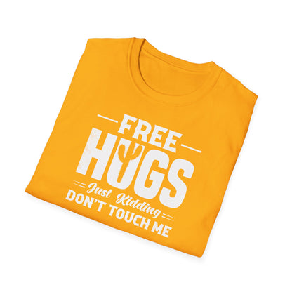 Graphic Tee Free Hugs Don’t Touch Me Unisex Softstyle T-Shirt