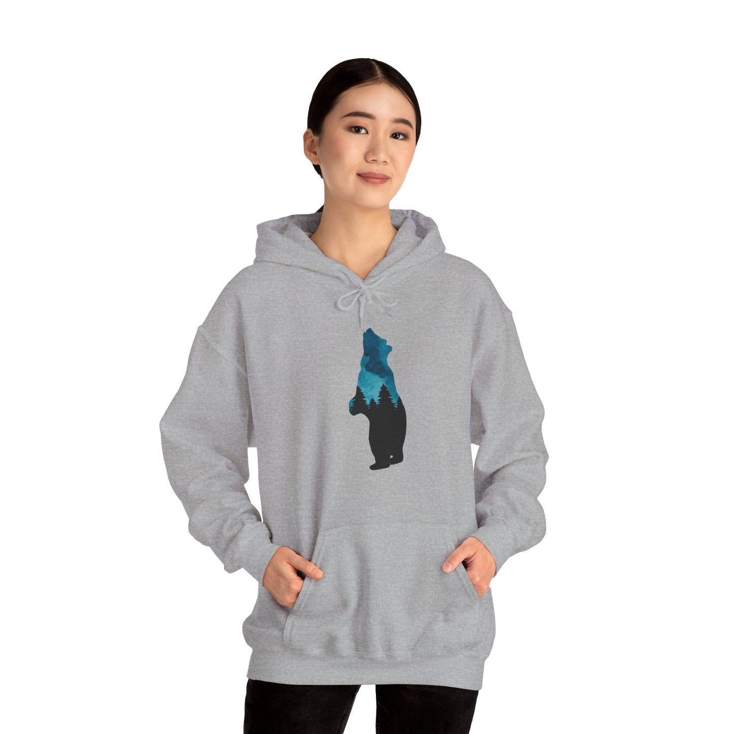 Bear Night Sky Hoodie Sweatshirt