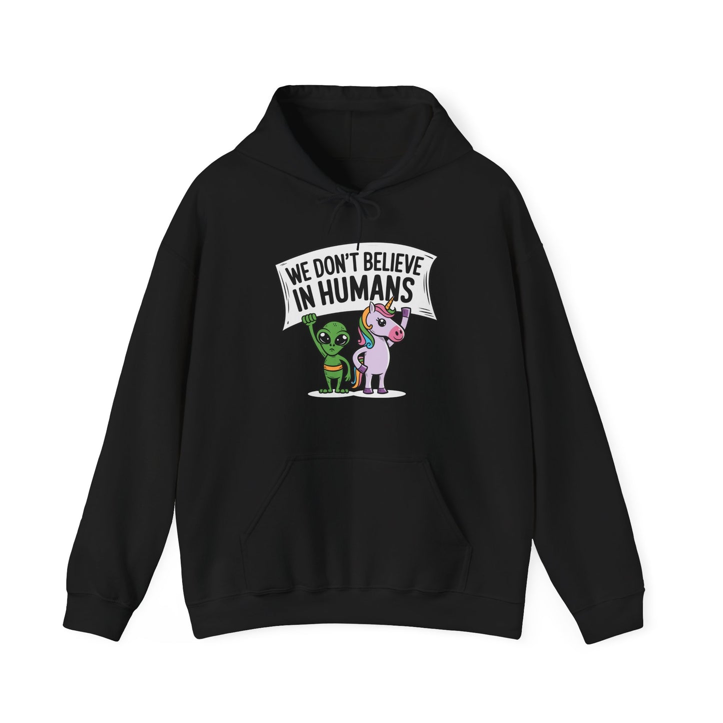 Alien Unicorn Hoodie Sweatshirt - Unisex Heavy Blend™