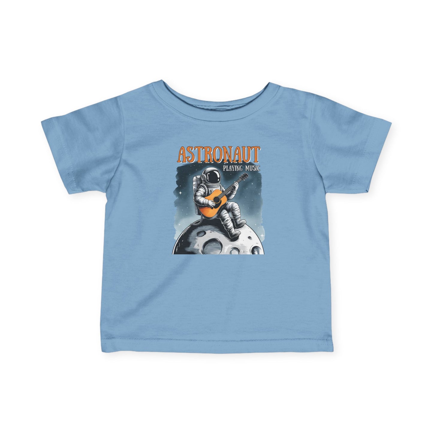 Infant Tee - Astronaut Playing Music Design