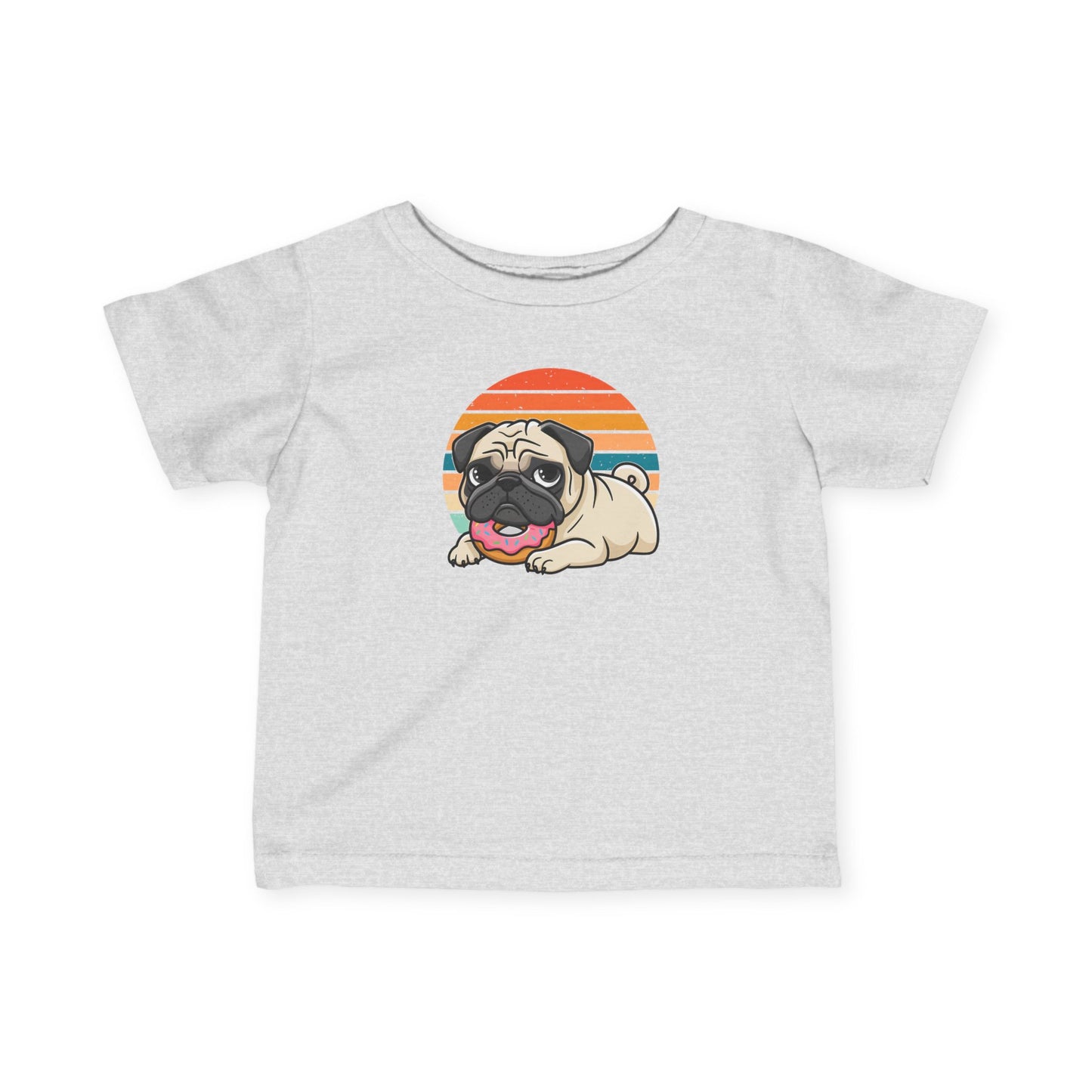 Baby Tee - Donut Pug Design