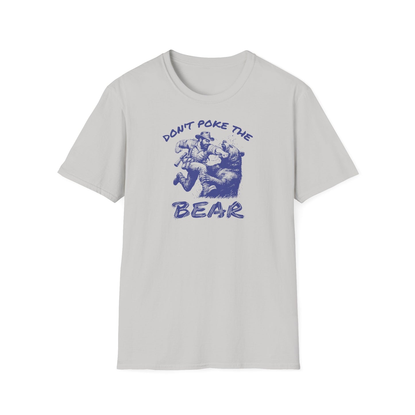 Bear Graphic Tee - Don’t Poke The Bear Unisex Softstyle T-Shirt