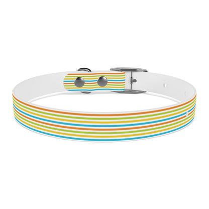 Dog Collar - Rainbow Stripe Happy Pet Accessory