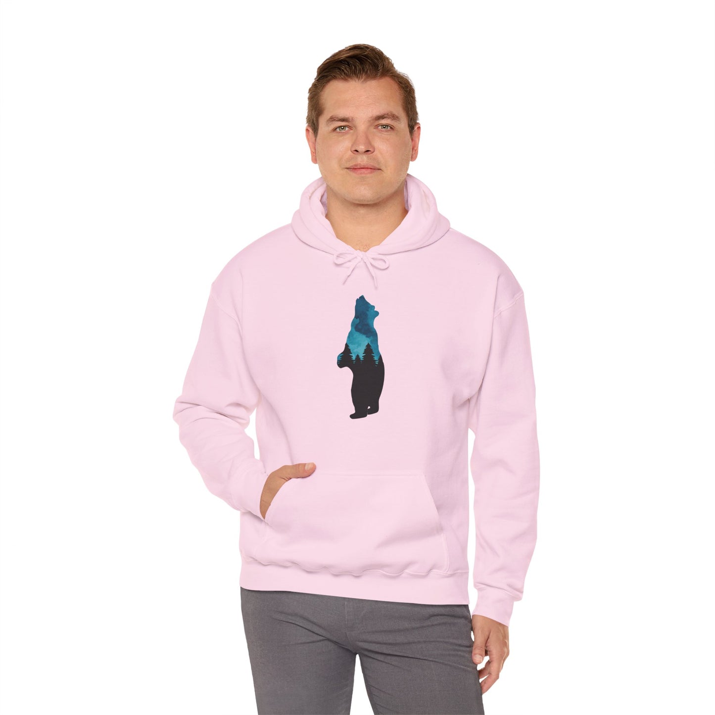 Bear Night Sky Hoodie Sweatshirt