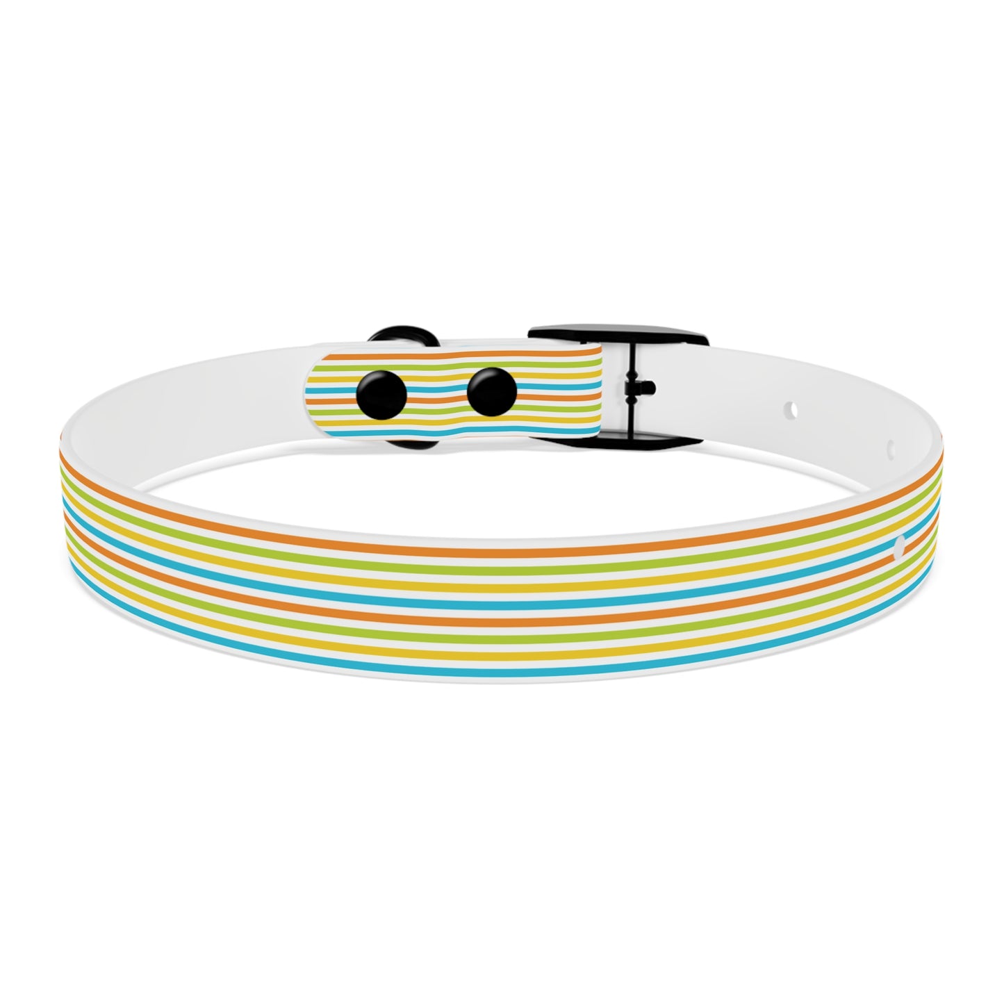 Dog Collar - Rainbow Stripe Happy Pet Accessory