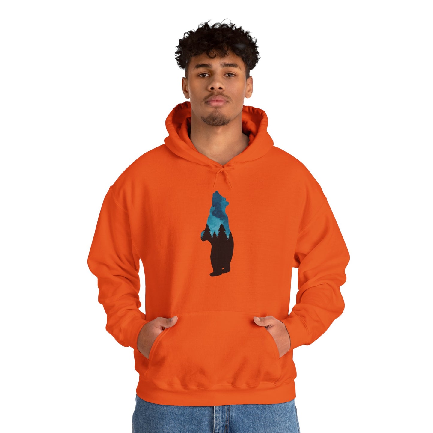 Bear Night Sky Hoodie Sweatshirt