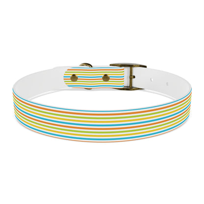 Dog Collar - Rainbow Stripe Happy Pet Accessory