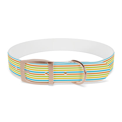 Dog Collar - Rainbow Stripe Happy Pet Accessory