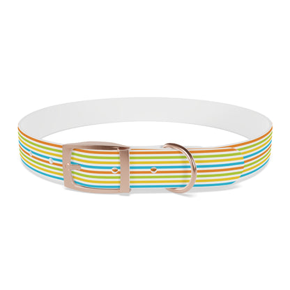 Dog Collar - Rainbow Stripe Happy Pet Accessory