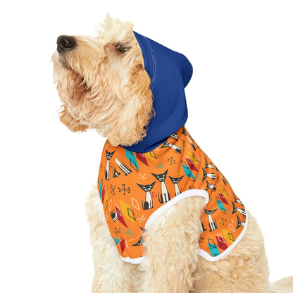 Pet Hoodie - Atomic Orange