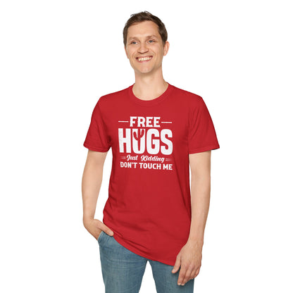 Graphic Tee Free Hugs Don’t Touch Me Unisex Softstyle T-Shirt