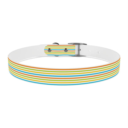 Dog Collar - Rainbow Stripe Happy Pet Accessory