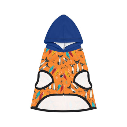 Pet Hoodie - Atomic Orange