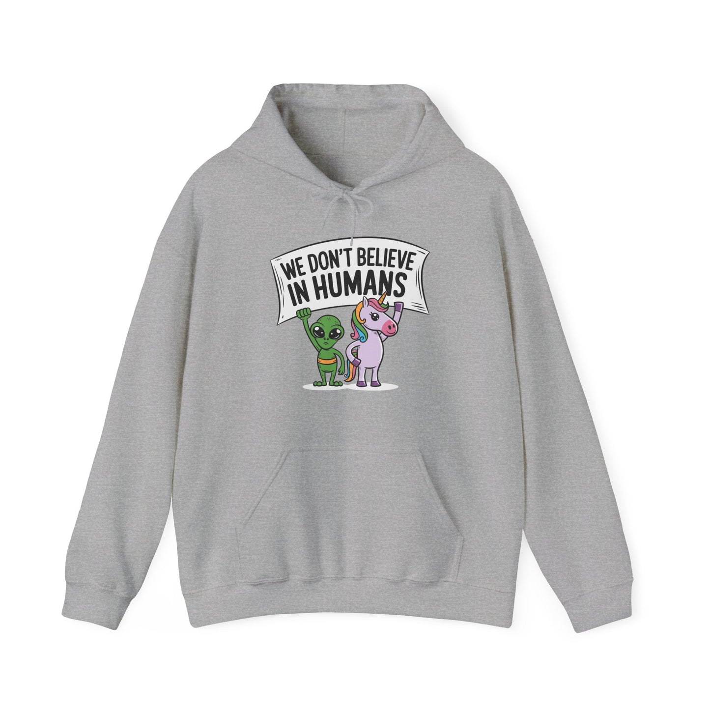 Alien Unicorn Hoodie Sweatshirt - Unisex Heavy Blend™