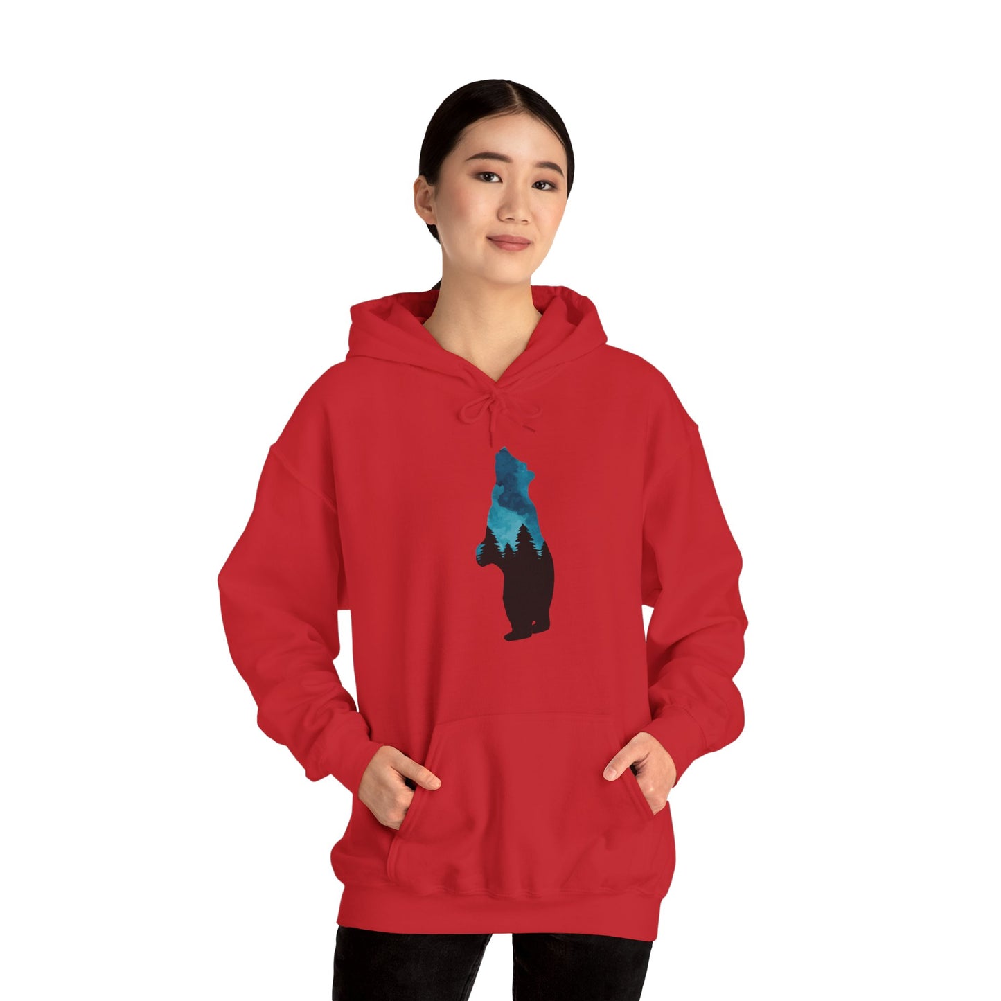 Bear Night Sky Hoodie Sweatshirt