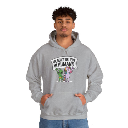 Alien Unicorn Hoodie Sweatshirt - Unisex Heavy Blend™