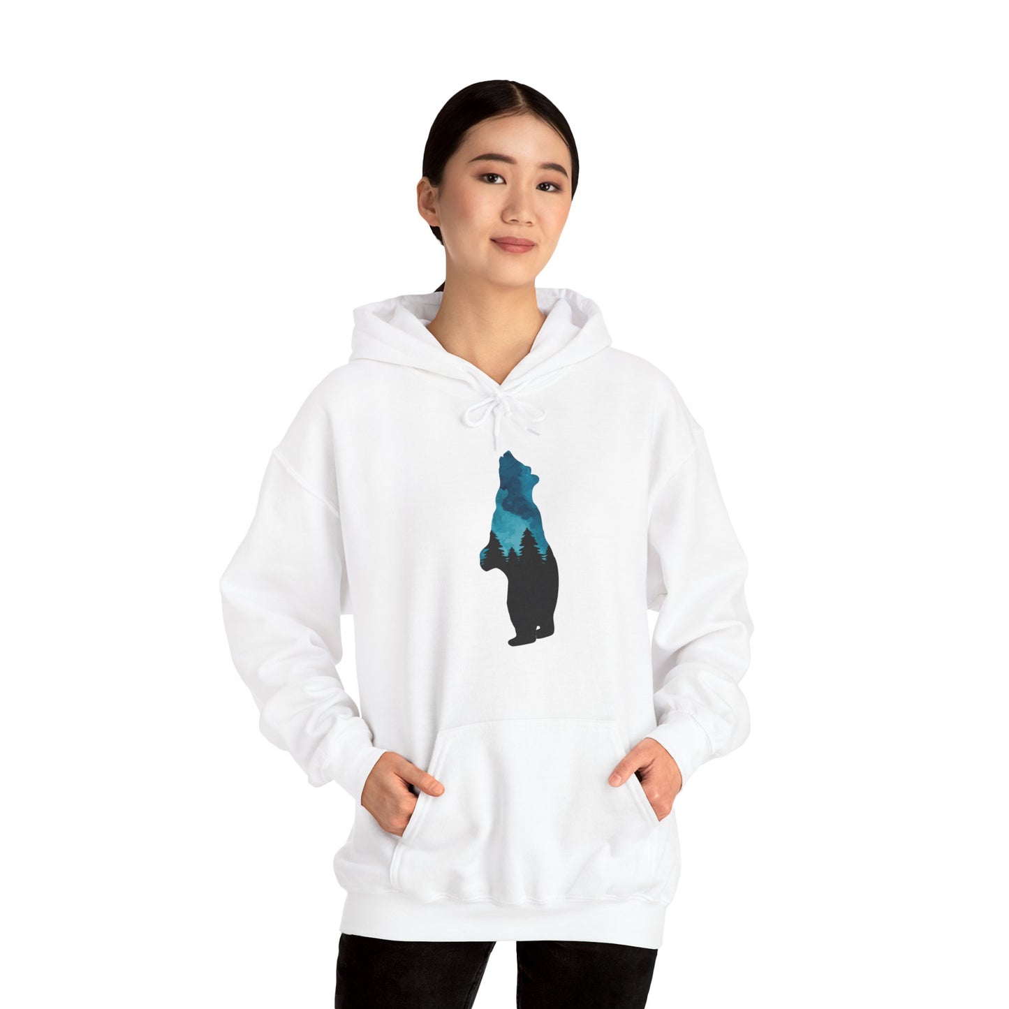 Bear Night Sky Hoodie Sweatshirt