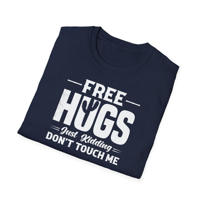 Graphic Tee Free Hugs Don’t Touch Me Unisex Softstyle T-Shirt