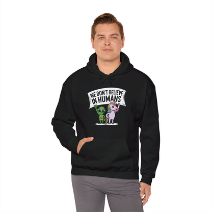 Alien Unicorn Hoodie Sweatshirt - Unisex Heavy Blend™