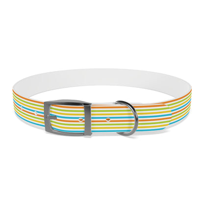 Dog Collar - Rainbow Stripe Happy Pet Accessory