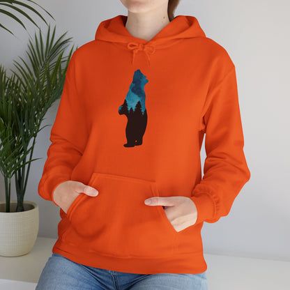 Bear Night Sky Hoodie Sweatshirt