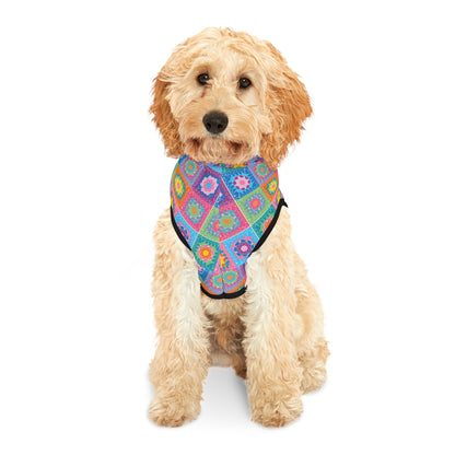 Patchwork Pet Hoodie - Granny Squares Crochet Quilt Design