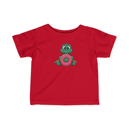 Baby Tee - Donut T-Rex Design - Cute and Playful Gift for Dinosaur Lovers