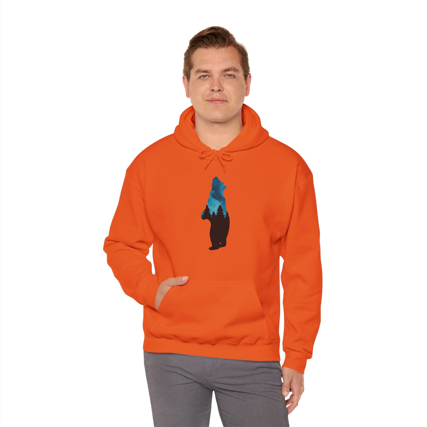 Bear Night Sky Hoodie Sweatshirt