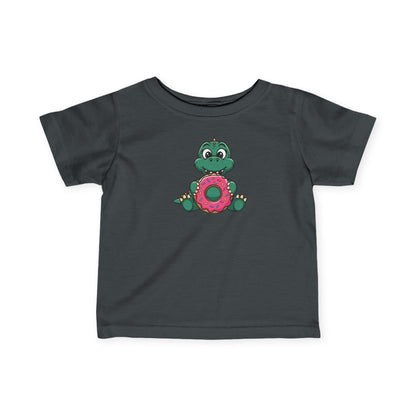 Baby Tee - Donut T-Rex Design - Cute and Playful Gift for Dinosaur Lovers