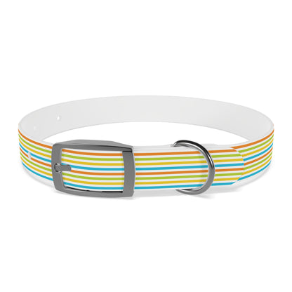 Dog Collar - Rainbow Stripe Happy Pet Accessory