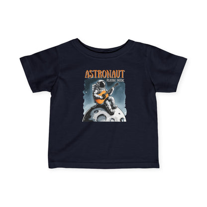 Infant Tee - Astronaut Playing Music Design